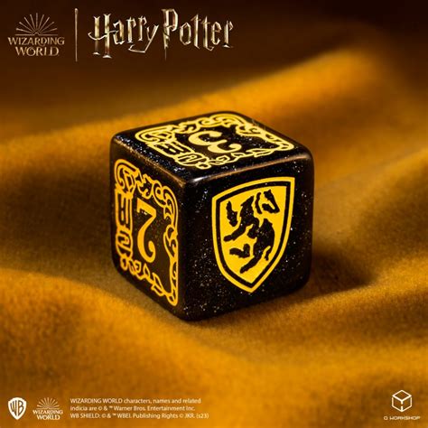 house hufflepuff metal dice|Harry Potter. Hufflepuff Dice & Pouch .